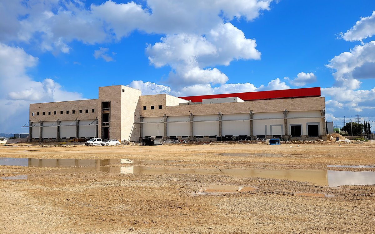Cream & Red Accent Warehouse