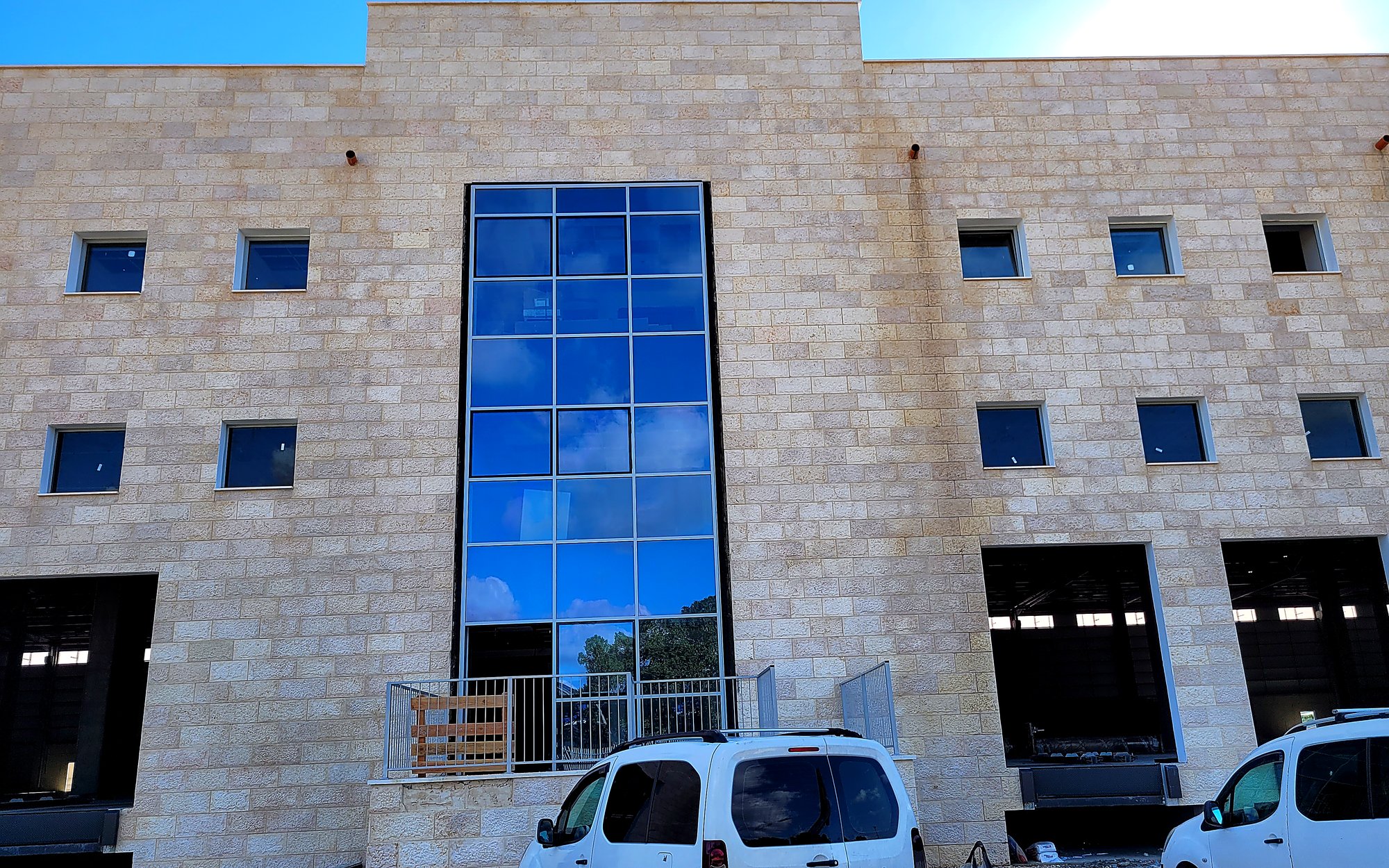 Stone-Clad Distribution Warehouse