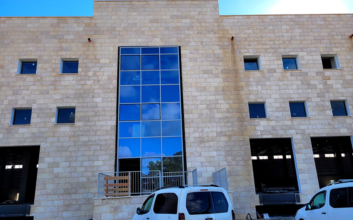 Stone-Clad Distribution Warehouse
