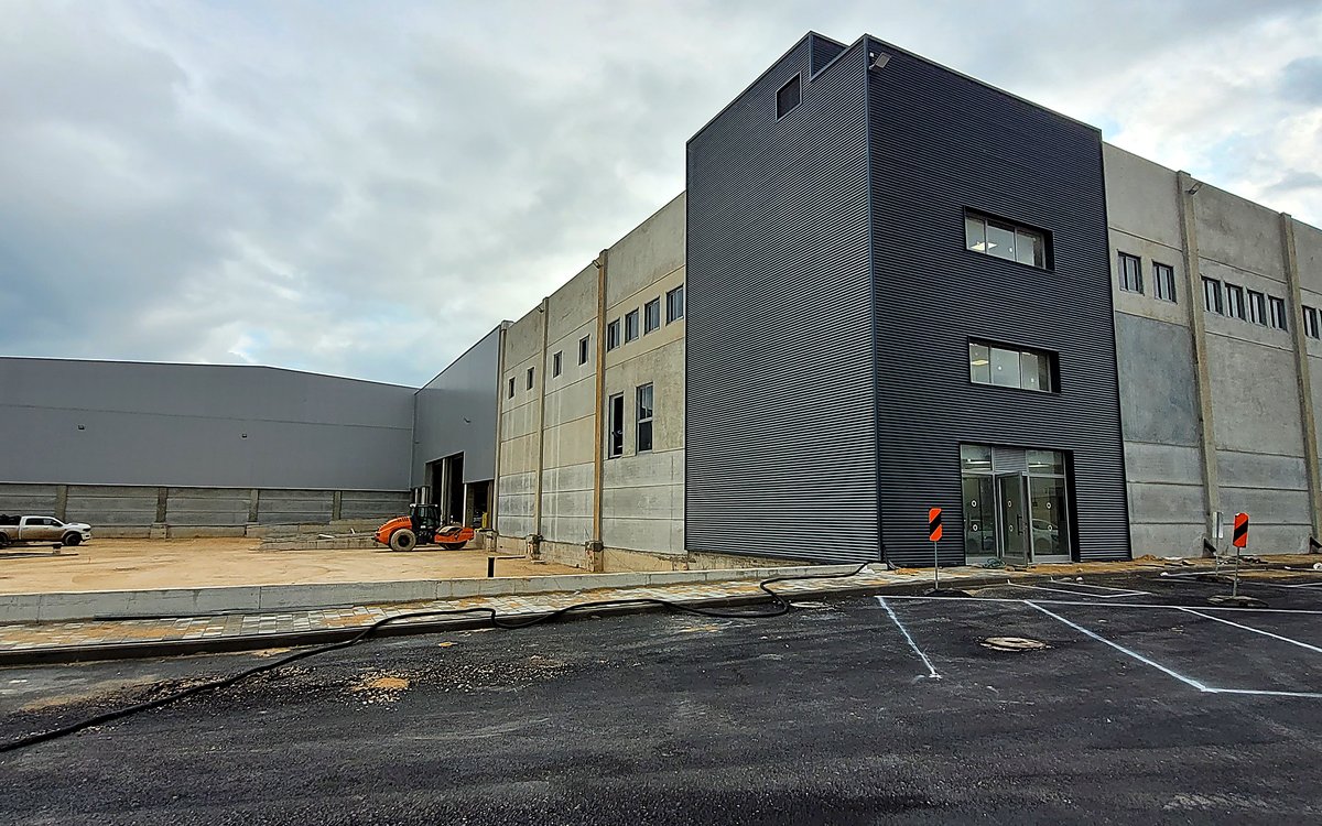 Corrugated-Panel Industrial Building